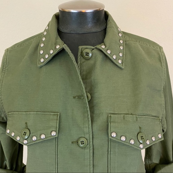 LEVI’S Studded Surplus Button-Down Shirt Jacket - Picture 2 of 12